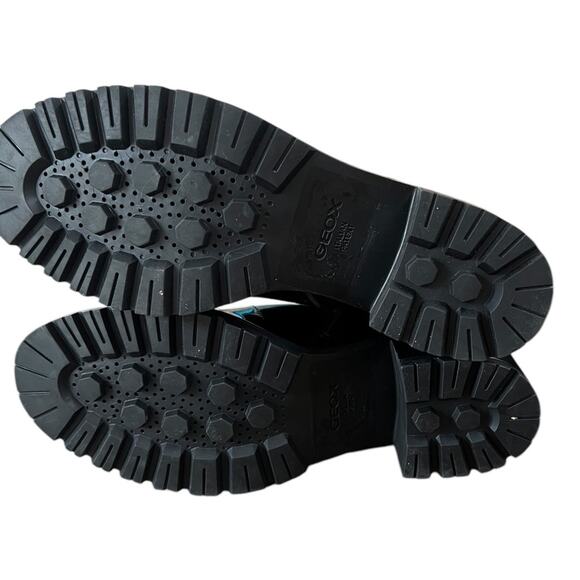 NWOT Geox Black Patent Leather Damiana Boots – Sz 10 - Picture 7 of 7